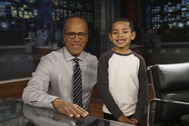 Viral 7-Year-Old Lester Holt Fan Meets His Idol (Video)