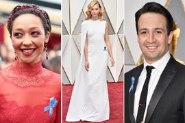What’s That Blue Ribbon Stars Are Wearing on the Oscar Red Carpet?
