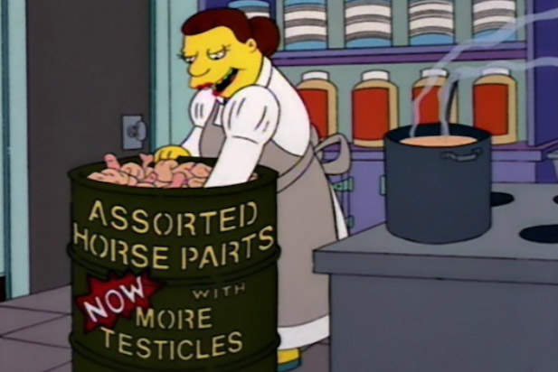 simpsons horse meat