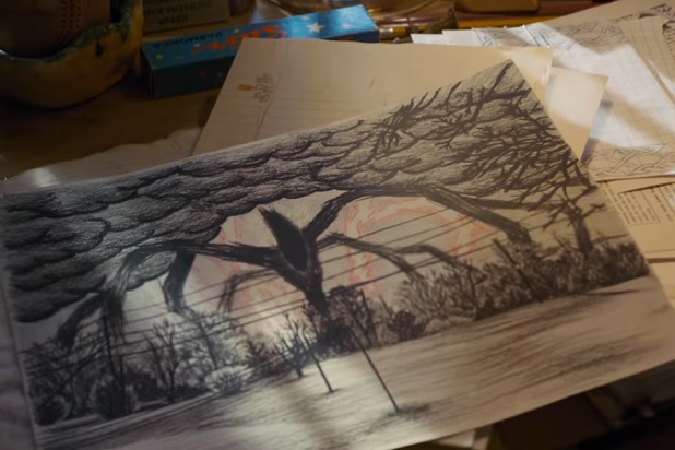 stranger things season 2 thessalhydra drawing teaser fan theory