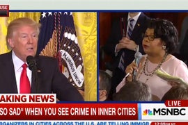 Trump Asks Black Reporter About Congressional Black Caucus: ‘Are They Friends of Yours?’ (Video)
