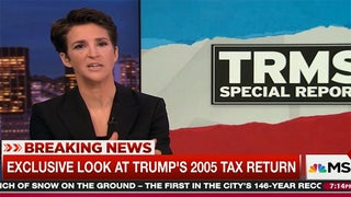 Trump Tax Returns Reporter Tells Rachel Maddow Trump May Have Leaked Own Tax Returns
