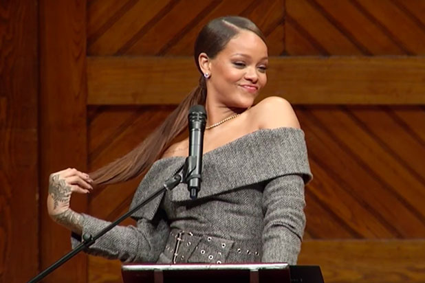 Rihanna Harvard Humanitarian Award