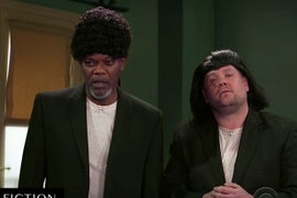 Samuel L Jackson Acts Out His Entire Film Career in 11 Minutes With James Corden (Video)