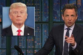 Seth Meyers Shreds Trump for ‘Stealing Bits’ From ‘SNL’ Weekend Update (Video)
