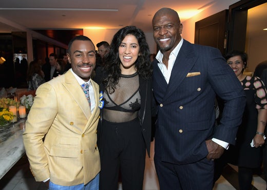 Prentice Penny, Actors Stephanie Beatriz and Terry Crews