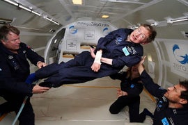 Watch Stephen Hawking on a Zero-Gravity Flight (Video)