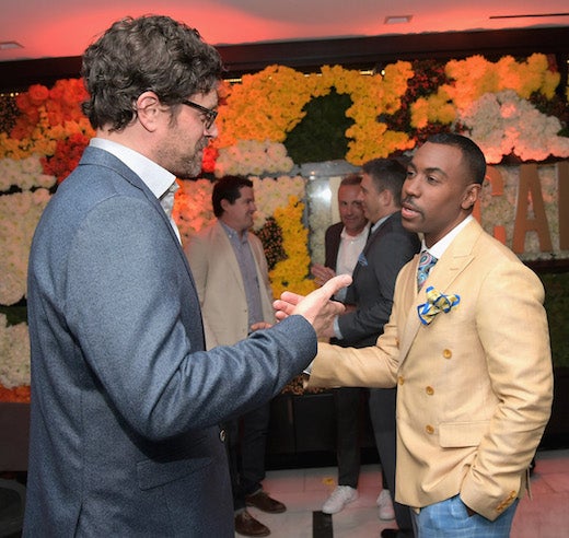 Tom Everett Scott (L) and Creator/Host Prentice Penny at truTV's 'Upsca