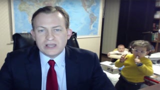 Watch Professor Get Upstaged by His Kids in Live BBC Interview (Video)