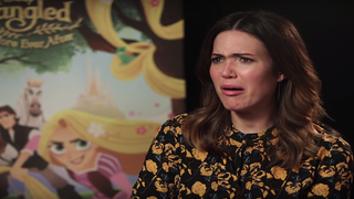 Watch Mandy Moore’s Creeped Out Reaction to ‘Morbid’ ‘Tangled’ Fan Theory (Video)