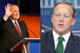 Sean Spicer Steals ‘Russian Dressing’ Joke From Twitter Jokester Mike Huckabee