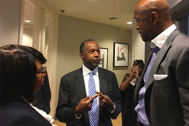 ben carson gets stuck