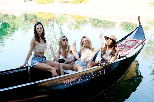 Coachella Friday Pics - _0010_Angels celebrate the festival at Victoria's Secret Angel Oasis in Indio, CA