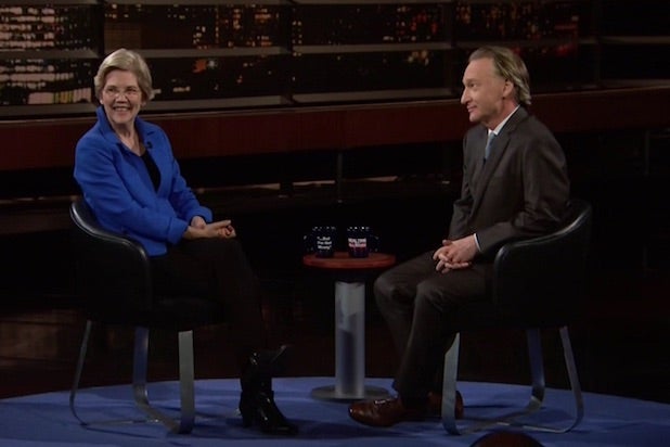 Elizabeth Warren Bill Maher