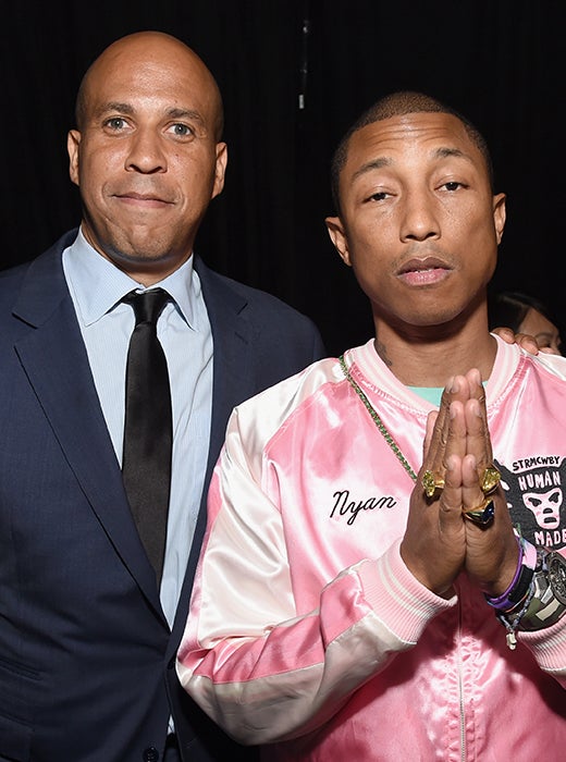 Cory Booker Pharrell Williams