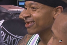 Celtic Isaiah Thomas Lost a Tooth But Gained Shooting Superpower In NBA Semifinal (Video)