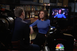 ‘Veep’ Star Julia Louis-Dreyfus Says Trump Beating Clinton ‘Rocked Our World’ (Video)