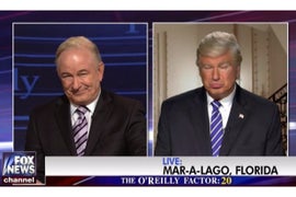 ‘SNL’: Alec Baldwin Plays Bill O’Reilly While Also Playing Trump Defending O’Reilly (Video)