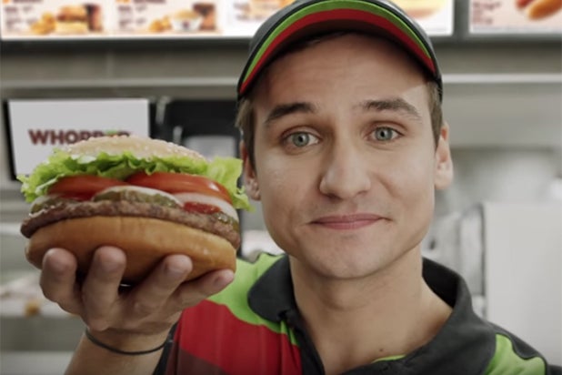 Burger King Google ad