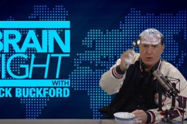 Stephen Colbert’s Tuck Buckford Takes on Alex Jones (Video)