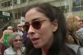 Hollywood Stars Show Support for Tax March Protests