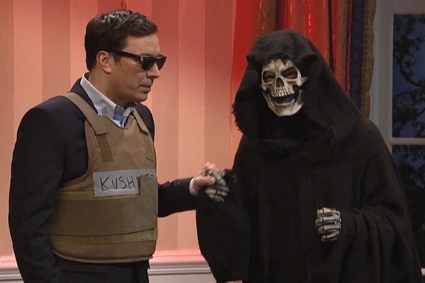 snl saturday night live jimmy fallon jared kushner steve bannon grim reaper donald trump alec baldwin snl saturday night live jimmy fallon jared kushner steve bannon grim reaper donald trump alec baldwin