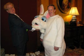 That Time Sean Spicer Dressed as Easter Bunny in George W Bush’s White House