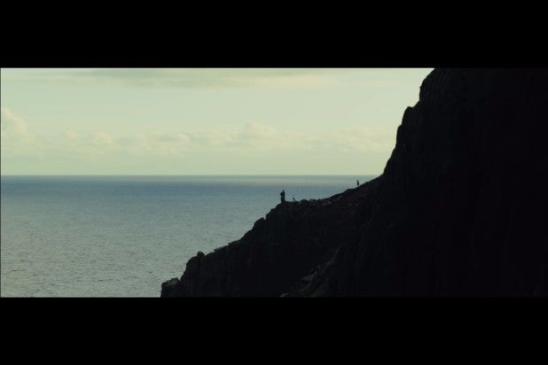 star war the last jedi teaser photos rey luke lightsaber training star war the last jedi teaser photos rey luke lightsaber training