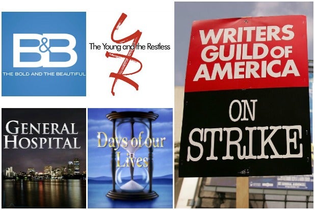 WGA strike Writers Guild of America soap opera