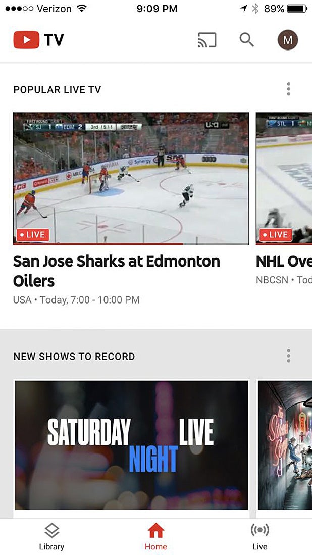 Youtube Tv Review Great Interface But Key Sports Missing