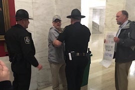 ACLU Slams ‘Outrageous’ Arrest of Reporter Who Asked Loud Questions About Trumpcare
