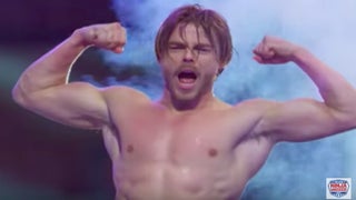 Shirtless Derek Hough Takes on ‘American Ninja Warrior’ Course for Red Nose Day (Video)