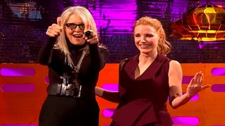 Watch Diane Keaton’s Kisses Rattle Jessica Chastain and Thrill Kevin Bacon (Video)