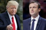 Donald Trump Emmanuel Macron