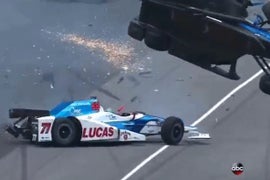 Watch Indy 500 Horrifying Crash That Obliterates the Car (Video)