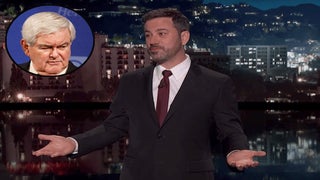 Jimmy Kimmel Blasts Newt Gingrich: ‘There’s Some Very Sick and Sad People Out There’ (Video)