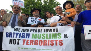 Muslims March for Ariana Grande Concert Bombing Victims in Manchester