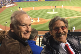 Bill O’Reilly Catches a Ballgame with Fox News’ Geraldo Rivera (Photo)