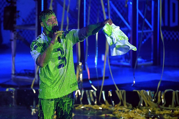 Russell Wilson Nickelodeon Kids' Choice Sports Awards 2016