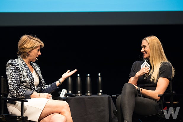 Kerri Walsh Jennings Sharon Waxman Power Women Breakfast San Francisco 2017 Kerri Walsh Jennings Sharon Waxman Power Women Breakfast San Francisco 2017