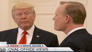 Watch Trump Abruptly End CBS Interview Over Wiretapping Question (Video)