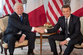Trump Has Met His Match When It Comes to Bizarre Handshakes (Video)