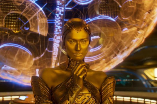 elizabeth debicki sovereign lady ayesha guardians of the galaxy vol 2 post credits scene adam warlock