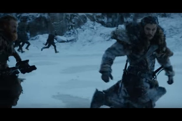 game of thrones trailer tormund and jon run from whatever this is game of thrones trailer tormund and jon run from whatever this is