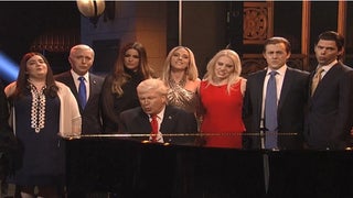 ‘SNL’: Baldwin’s Trump Sings ‘Hallelujah’ With Closest Advisers and ScarJo’s Ivanka (Video)