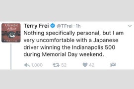 Denver Post Fires Writer ‘Uncomfortable’ With Japanese Indy 500 Winner