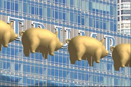 Pig Balloons Will Fly in Anti-Trump Protest to Block Chicago Hotel Sign