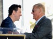 Adam West and Seth MacFarlane