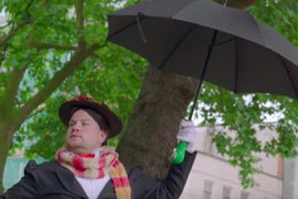James Corden Stops London Traffic With Ben Kingsley for ‘Mary Poppins’ Crosswalk Musical (Video)
