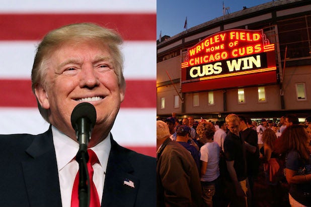 Image result for trump as a chicago cub